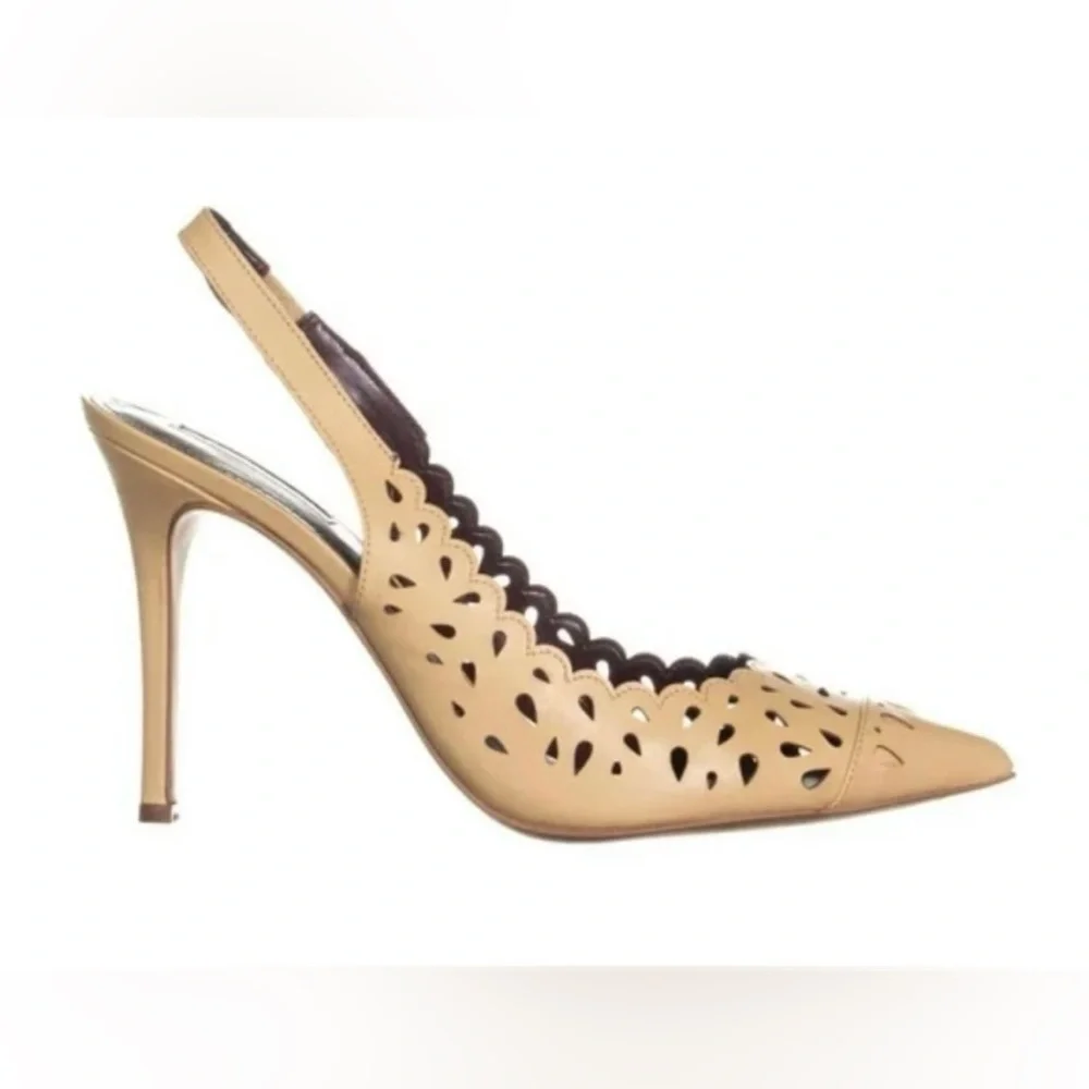 BCBGeneration Talyn Slingback Heels, Warm Sand - Picture 1 of 14